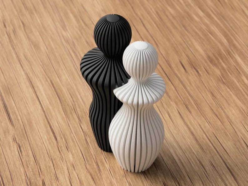 Moderne Paar Statue – Minimalistische Skulptur für Wohndeko, Valentinstag, Jahrestag – Deko für Wohnzimmer, Schlafzimmer, Büro