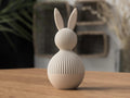 Osterhase im Japandi-Stil: Minimalistischer Aufbewahrungsbehälter, Deko-Objekt, zweifarbig, verschraubbar, verschiedene Farben