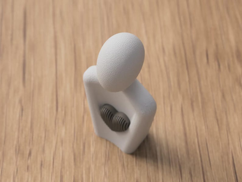 Muttertags Statue Figur mit Herz, 3D-gedruckt, verschiedene Farben, Deko-Objekt