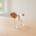 Massivholz Tierfigur, handbemalte Regalfigur, kleine Holz-Tierdekoration, ausgewählter Tierstil