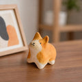 Handgefertigter Corgi-Brot-Diffusorstein aus poröser Keramik, 4–5 cm breit, 4–7 cm hoch, passiver Duftspender für Schreibtisch, Regal, Nachttisch