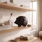 3D gedruckter Low Poly Igel – Moderne Igel Deko Tierfigur & Skulptur – Herbstdeko Geschenk
